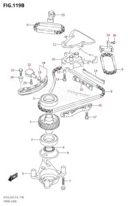 DF225T From 22503F-610001 (E03)  2016 drawing TIMING CHAIN (DF200Z:E03)