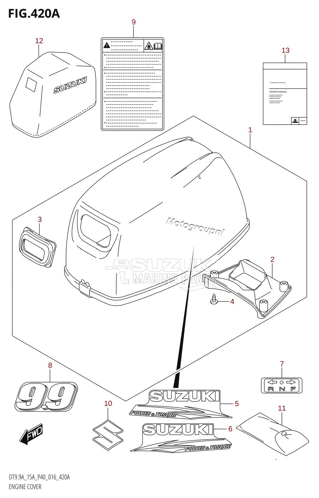 ENGINE COVER (DT9.9A:P40)