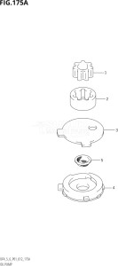 00402F-210001 (2012) 4hp P01-Gen. Export 1 (DF4) DF4 drawing OIL PUMP