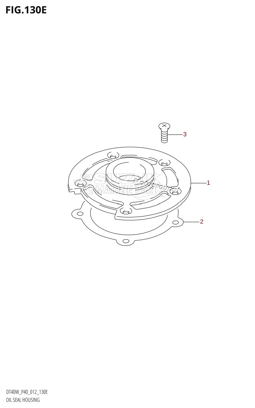 OIL SEAL HOUSING (DT40WK:P40)