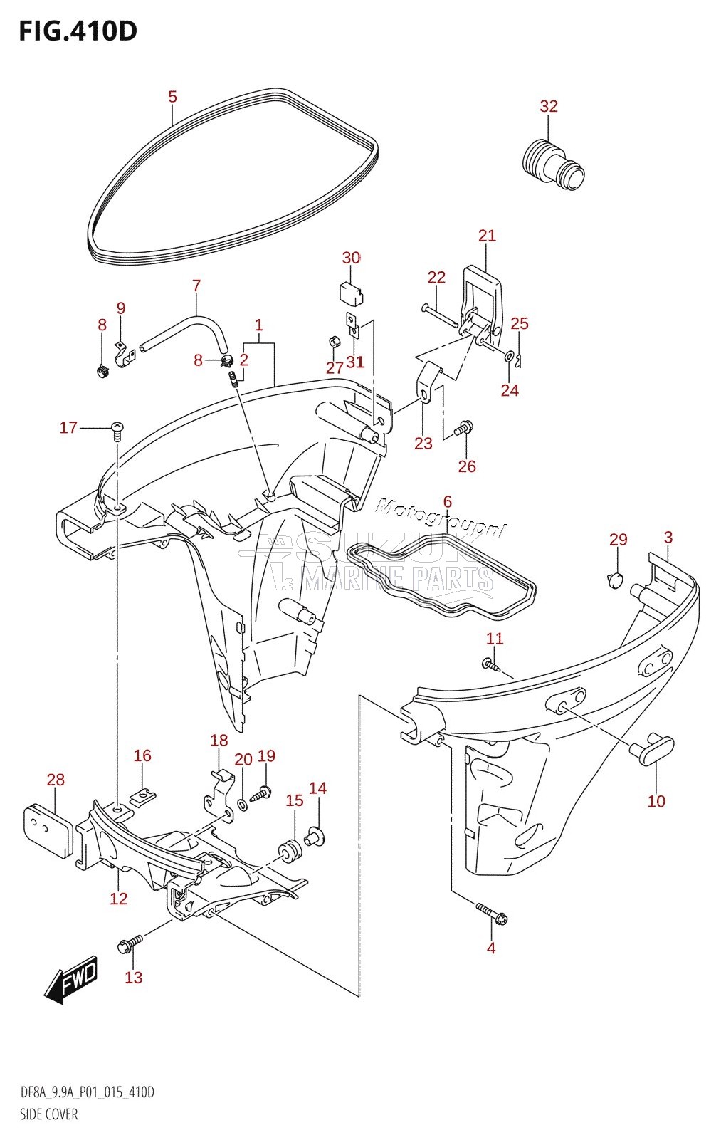 SIDE COVER (DF9.9AR:P01)