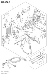 02002F-340001 (2023) 20hp E01 E40-Gen. Export 1 - Costa Rica (DF20A  DF20AR  DF20AT  DF20ATH) DF20A drawing REMOTE CONTROL (SEE NOTE)