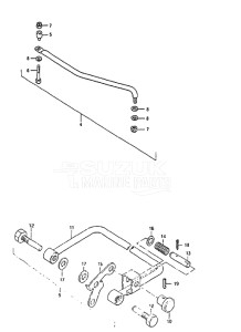 Outboard DT 55 drawing Tie Rod