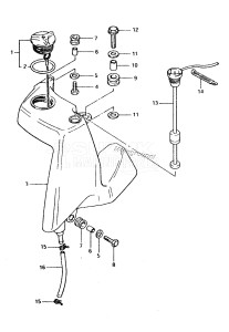 DT85 From 8501-200000 ()  1985 drawing OIL TANK (T 0 /​ I)