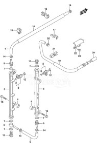 DF 250 drawing Fuel Injector SS Model