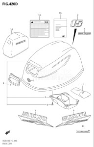 02002F-310001 (2013) 20hp P03-U.S.A (DF20A  DF20AR) DF20A drawing ENGINE COVER (DF15AR:P03)