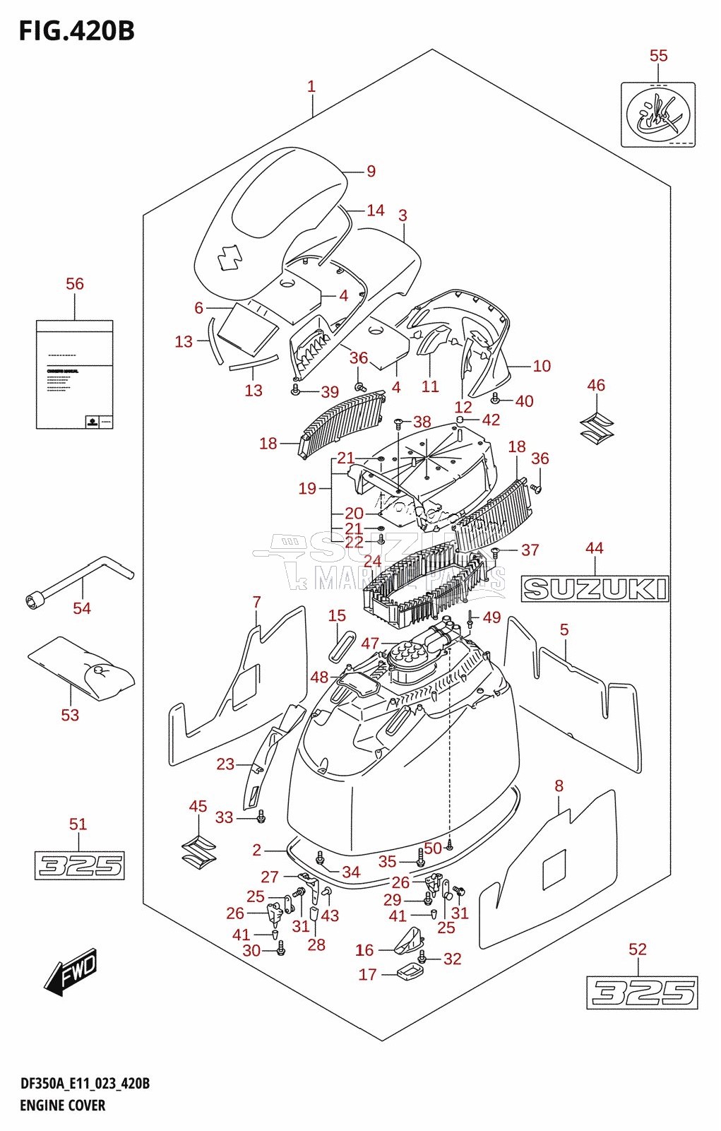 ENGINE COVER (DF325A)