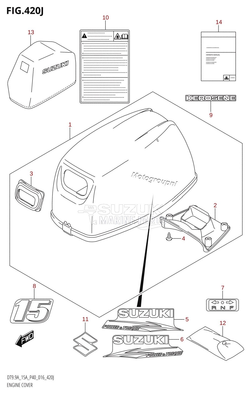 ENGINE COVER (DT15AK:P36)