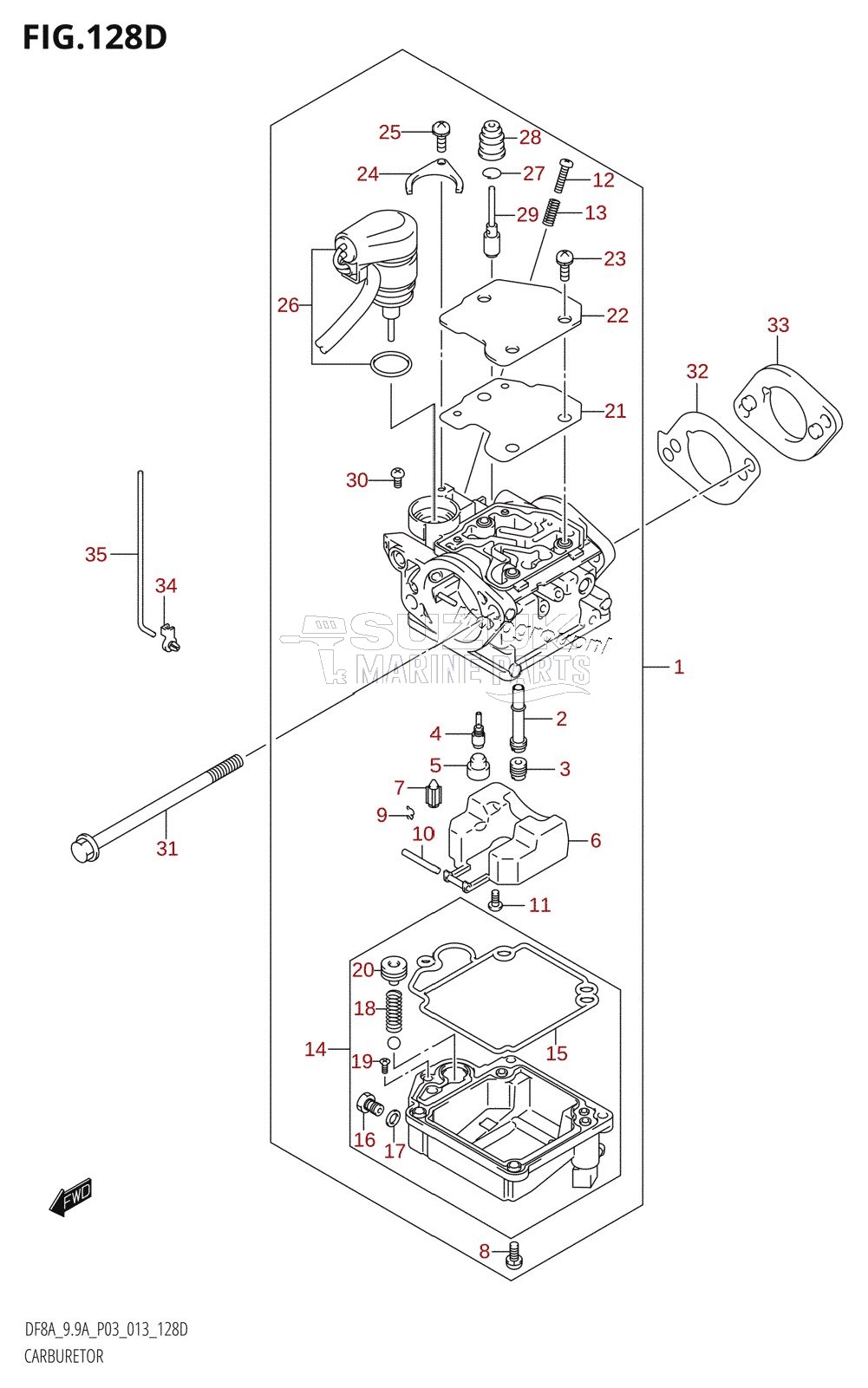 CARBURETOR (DF9.9AR:P03)