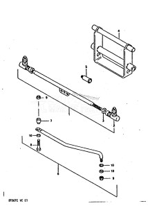 DT50 From 05003-401001 ()  1984 drawing OPT: TIE ROD