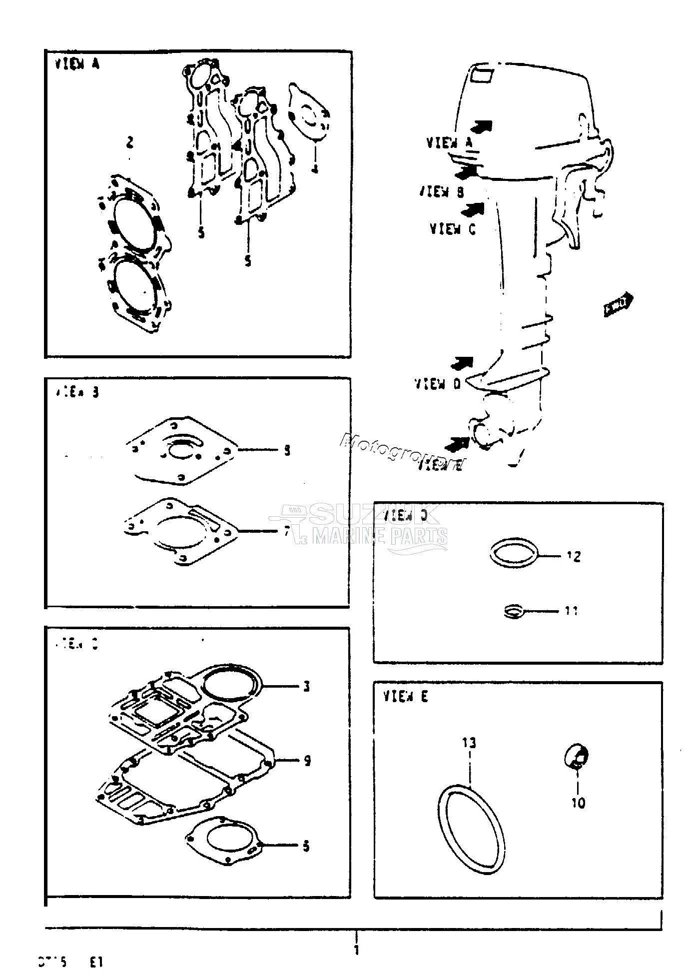 OPTIONAL : GASKET SET