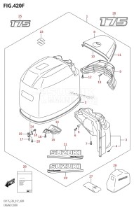 DF175Z From 17502Z-710001 (E03)  2017 drawing ENGINE COVER (DF175T:E03)