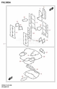 DF325A From 32501F-140001 (E01 E40)  2021 drawing OPT:GASKET SET (020,021,022)