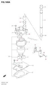 DF300Z From 30002Z-010001 (E01 E40)  2010 drawing WATER PUMP