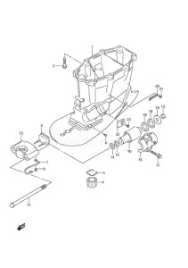 DF 200 drawing Drive Shaft Housing (Type: X)