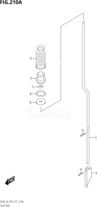 00403F-710001 (2017) 4hp P03-U.S.A (DF4A) DF4A drawing SHIFT ROD