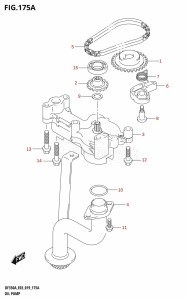 DF350A From 35001F-910001 (E03)  2019 drawing OIL PUMP