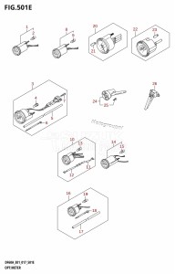 DF60A From 06003F-710001 (E01 E40)  2017 drawing OPT:METER (DF50A:E01)