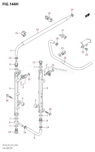 DF225Z From 22503Z-310001 (E01 E40)  2013 drawing FUEL INJECTOR (DF225Z:E40)