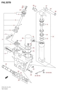 DF225Z From 22503Z-410001 (E03)  2014 drawing TRIM CYLINDER (DF225Z:E03)