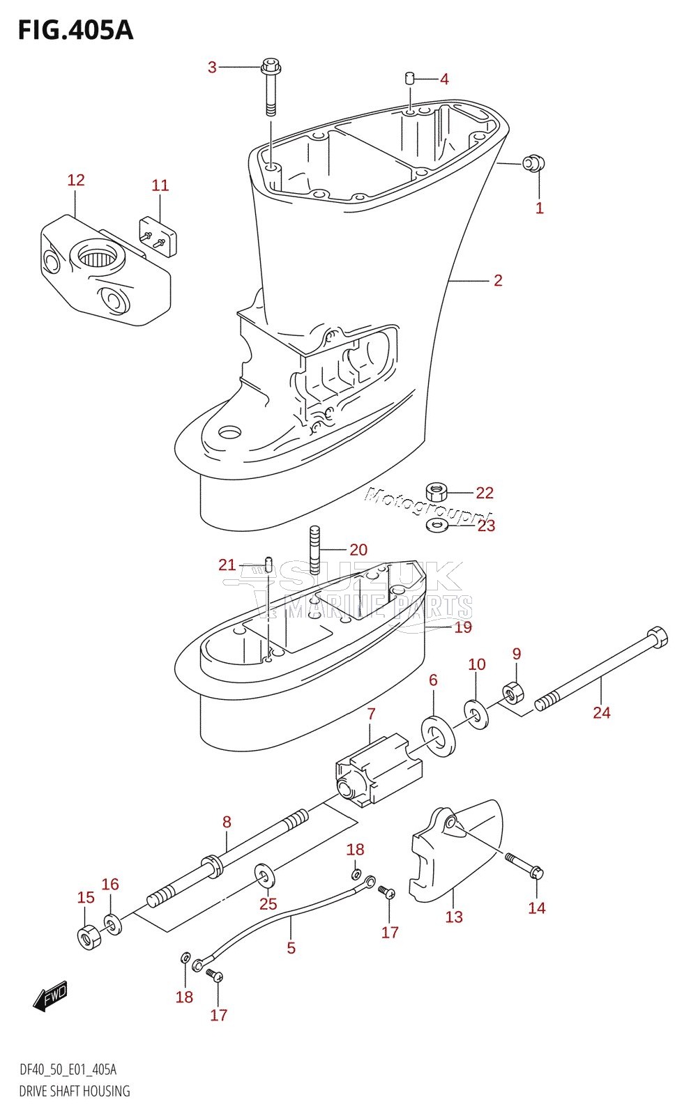 DRIVE SHAFT HOUSING