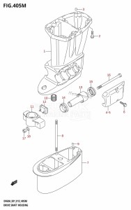 DF50A From 05003F-310001 (E01)  2013 drawing DRIVE SHAFT HOUSING (DF60ATH:E40)