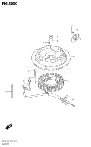 01504F-610001 (2016) 15hp P01-Gen. Export 1 (DF15A  DF15AR  DF15AT  DF15ATH) DF15A drawing MAGNETO (DF20A:P01:M-STARTER)