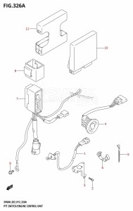 DF60A From 06002F-310001 (E03)  2013 drawing PTT SWITCH /​ ENGINE CONTROL UNIT (DF40A:E03)