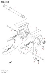 DF15 From 01503F-210001 (P01)  2012 drawing CLAMP BRACKET (DF15R:P01)