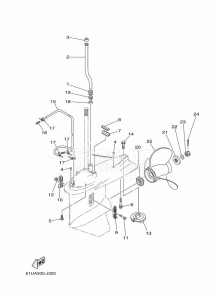 E115AETL drawing PROPELLER-HOUSING-AND-TRANSMISSION-2