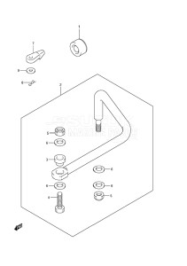 Outboard DF 150 drawing Drag Link