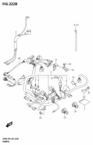 DF9.9B From 00995F-140001 (E01 P01   -)  2021 drawing HARNESS (DF9.9BR,DF15AR,DF20AR)