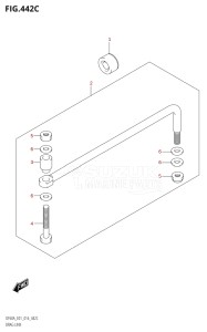 05004F-610001 (2016) 50hp E01-Gen. Export 1 (DF50AVT  DF50AVTH) DF50A drawing DRAG LINK (DF50A:E01)