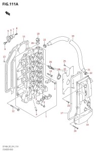 DF115A From 11503F-410001 (E03)  2014 drawing CYLINDER HEAD