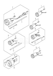 Outboard DF 175 drawing Meter