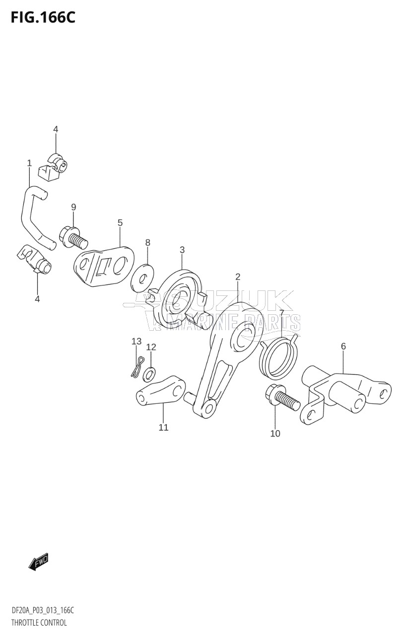 THROTTLE CONTROL (DF20AR:P03)