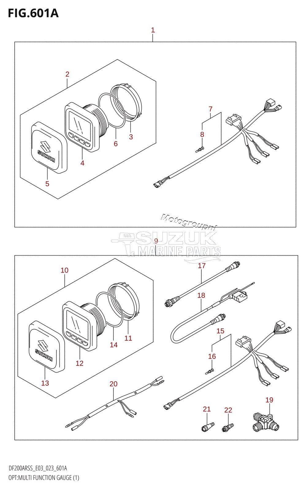 OPT:MULTI FUNCTION GAUGE (1) (020,021,022)