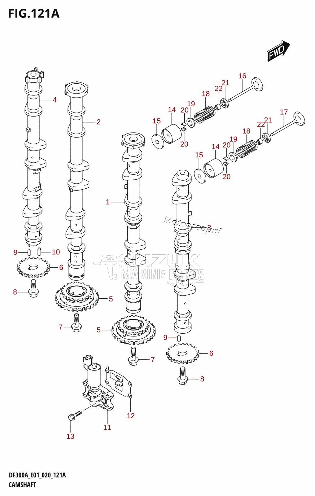 CAMSHAFT (DF300A)