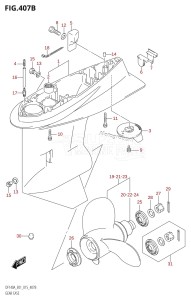 DF115AZ From 11503Z-510001 (E01 E40)  2015 drawing GEAR CASE (DF115AT:E01)