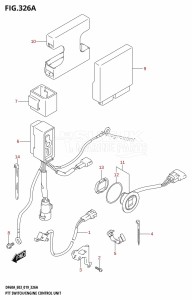 DF50A From 05004F-910001 (E03)  2019 drawing PTT SWITCH /​ ENGINE CONTROL UNIT (DF40A)