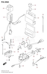 DF250ST From 25004F-810001 (E03)  2018 drawing PTT SWITCH /​ ENGINE CONTROL UNIT (DF300A)