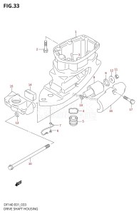 DF140 From 14001F-371001 (E01 E40)  2003 drawing DRIVE SHAFT HOUSING