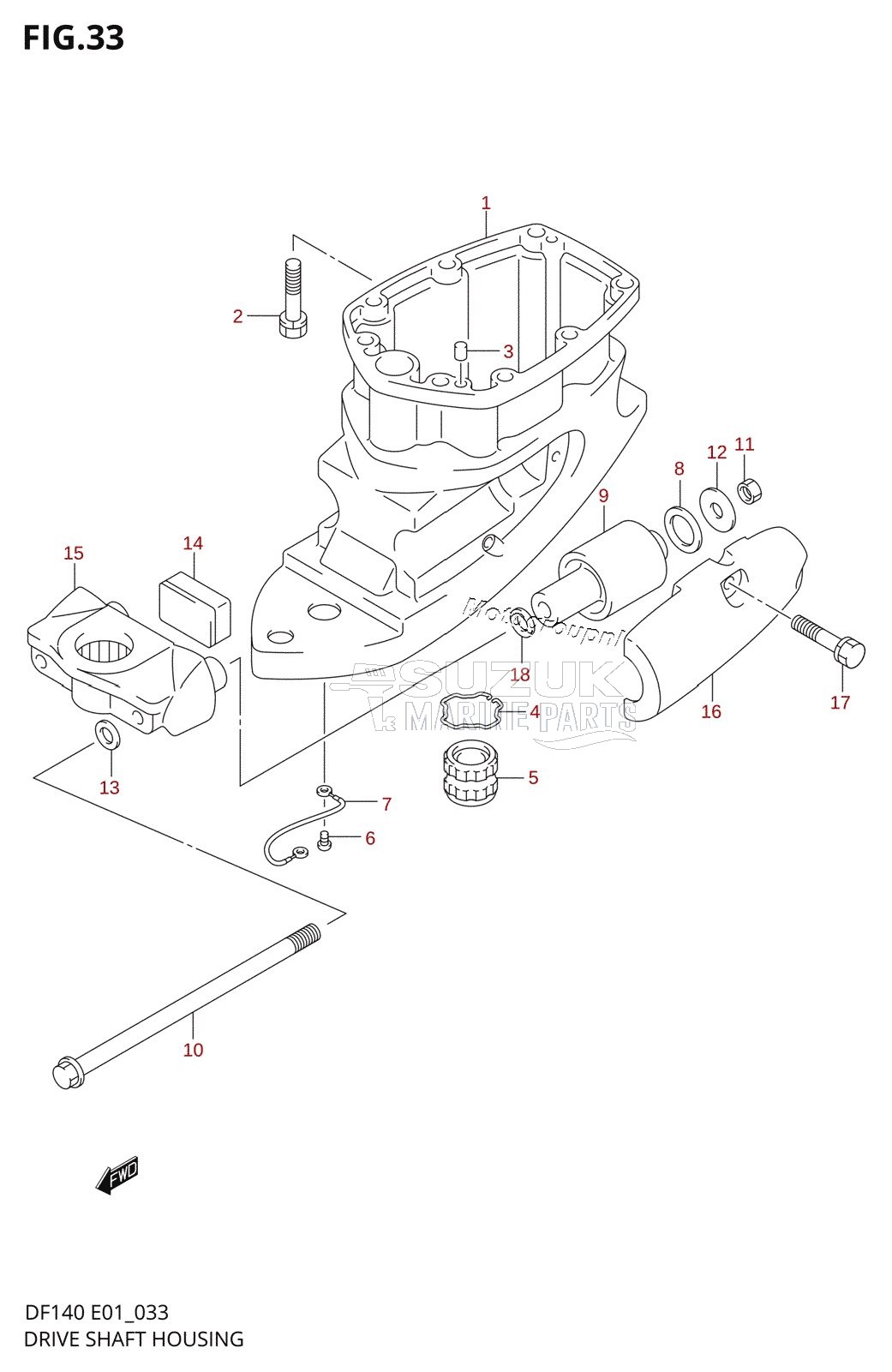 DRIVE SHAFT HOUSING