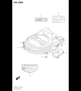 08002F-810001 (2018) 80hp E01 E40-Gen. Export 1 - Costa Rica (DF80AT) DF80A drawing RING GEAR COVER