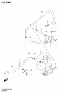 DF40A From 04003F-210001 (E01)  2012 drawing FUEL PUMP (DF60A:E40)