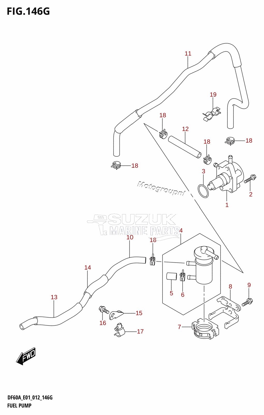 FUEL PUMP (DF60A:E40)