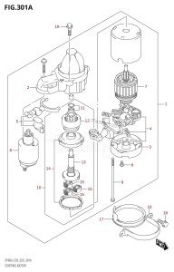 DF50A From 05003F-210001 (E03)  2012 drawing STARTING MOTOR