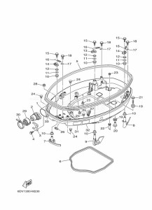 LF200XCA drawing BOTTOM-COVER-1