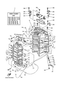 250B drawing CYLINDER--CRANKCASE