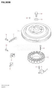 DF40 From 04001F-680001 (E03)  2006 drawing MAGNETO (K1,K2,K3,K4)